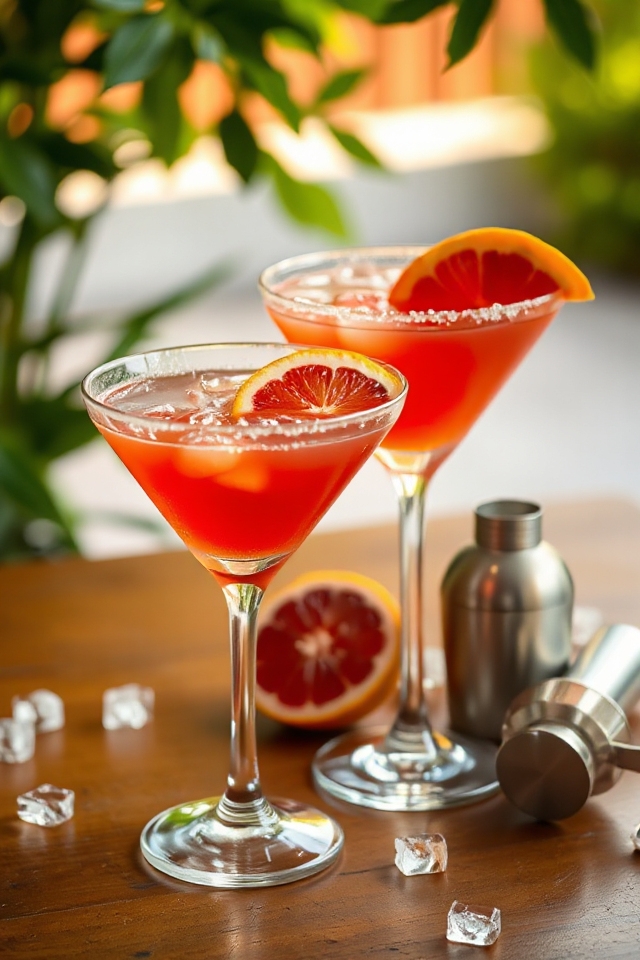 blood orange grapefruit margaritas recipe