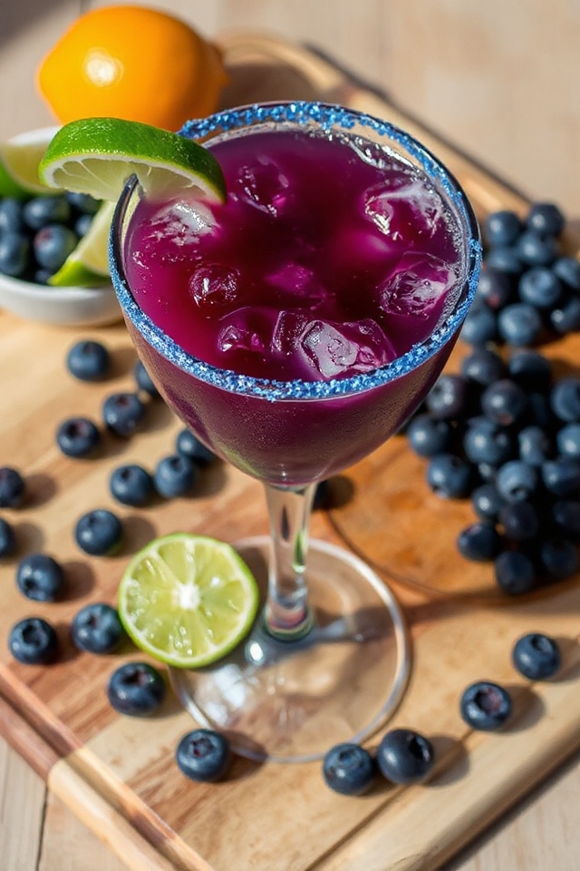 blueberry margarita cocktail recipe