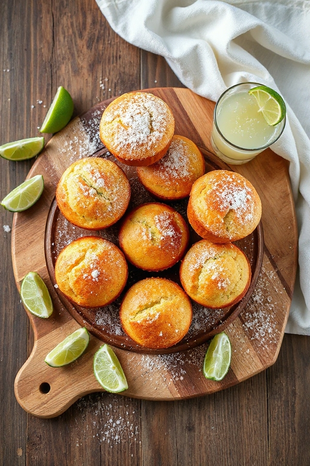 citrusy muffins with tequila