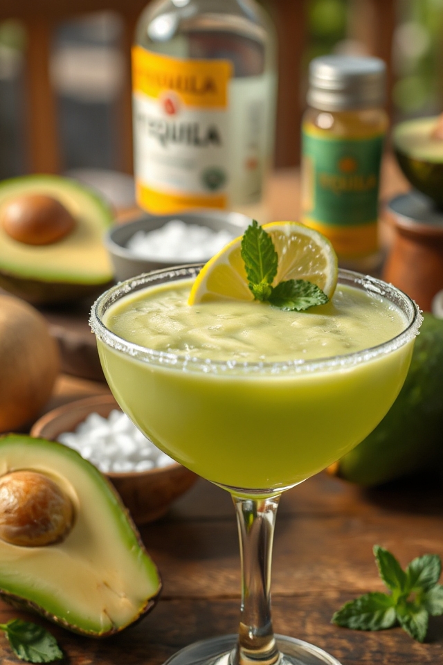 creamy avocado margarita recipe