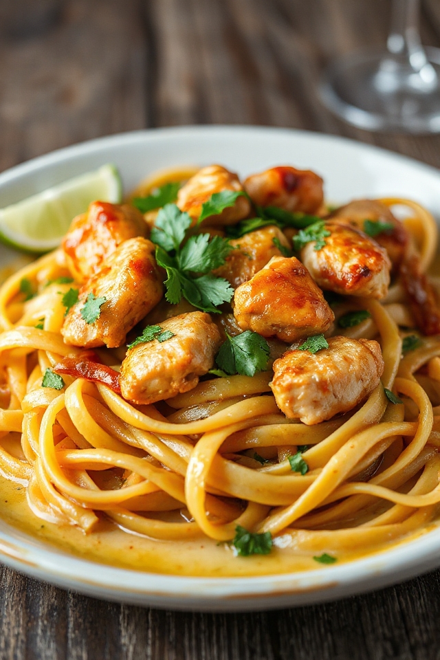 crispy chicken with tequila sauce