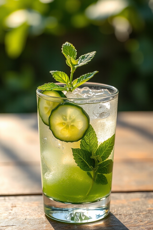 cucumber mint tequila punch