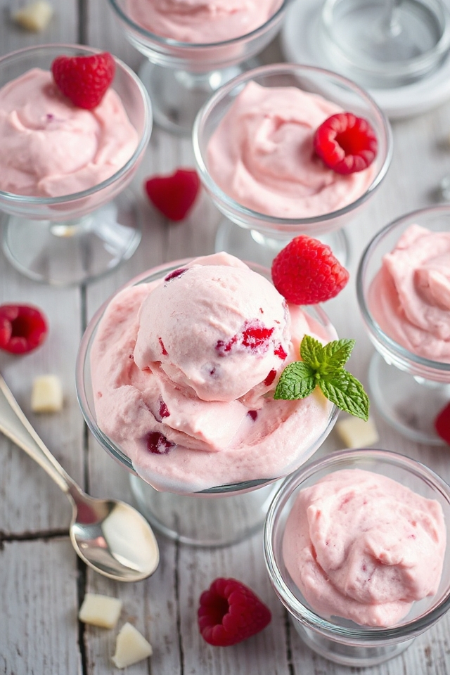 frozen raspberry dessert delight