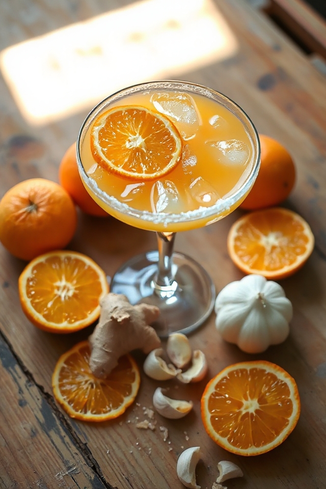 ginger infused orange cocktail recipe