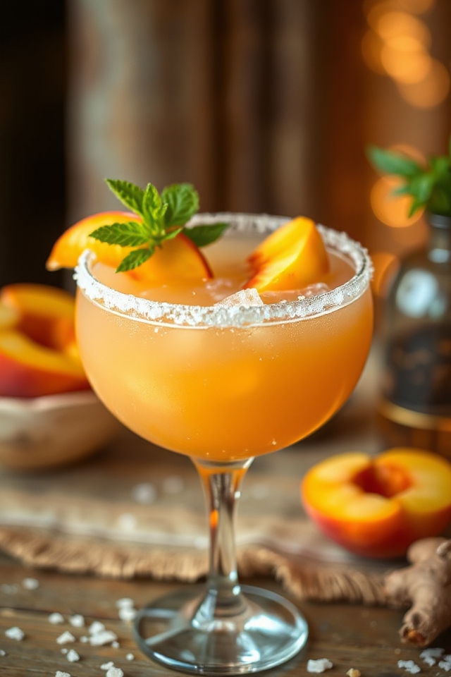 ginger peach margarita recipe