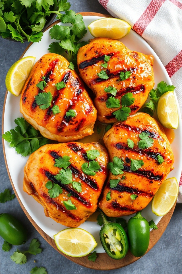 grilled chicken with jalapeno
