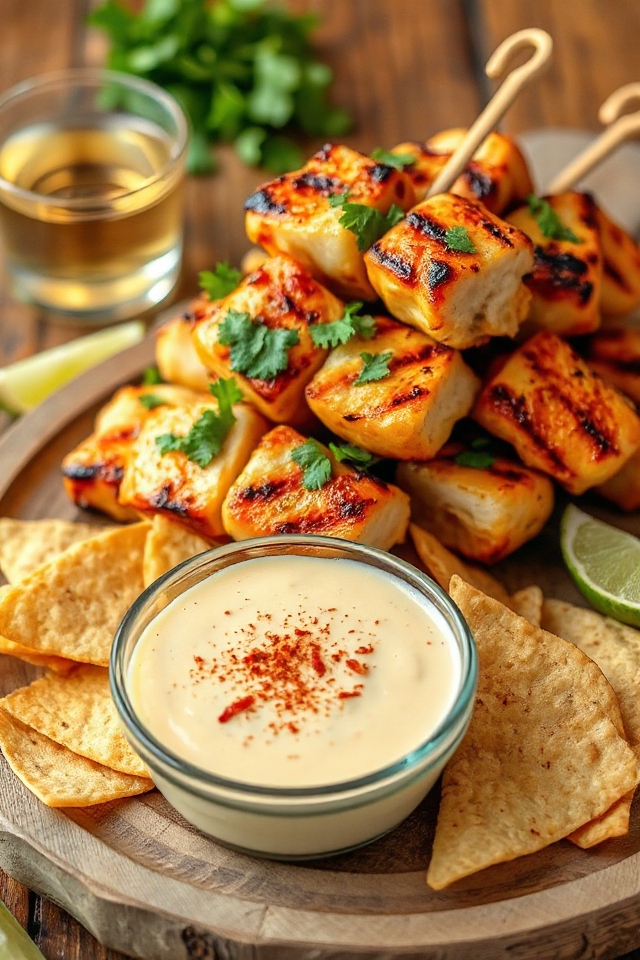 grilled margarita chicken bites