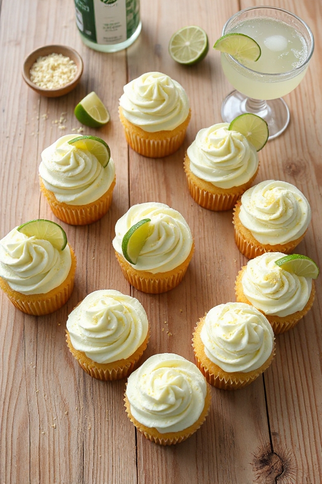 key lime margarita cupcakes
