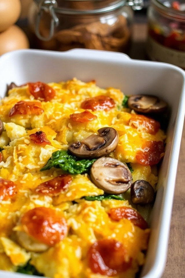 layered cheesy potato goodness