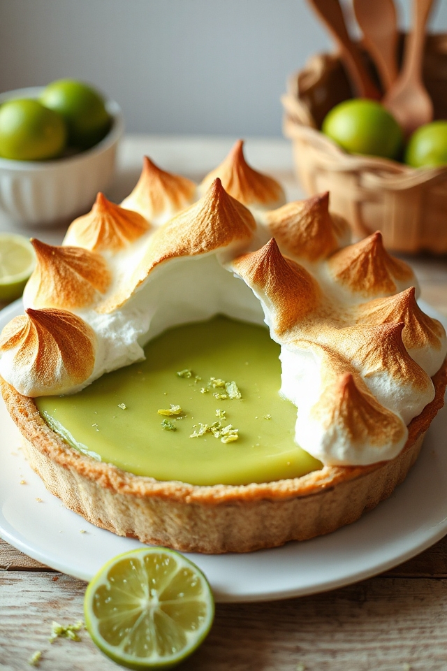lime filling with meringue