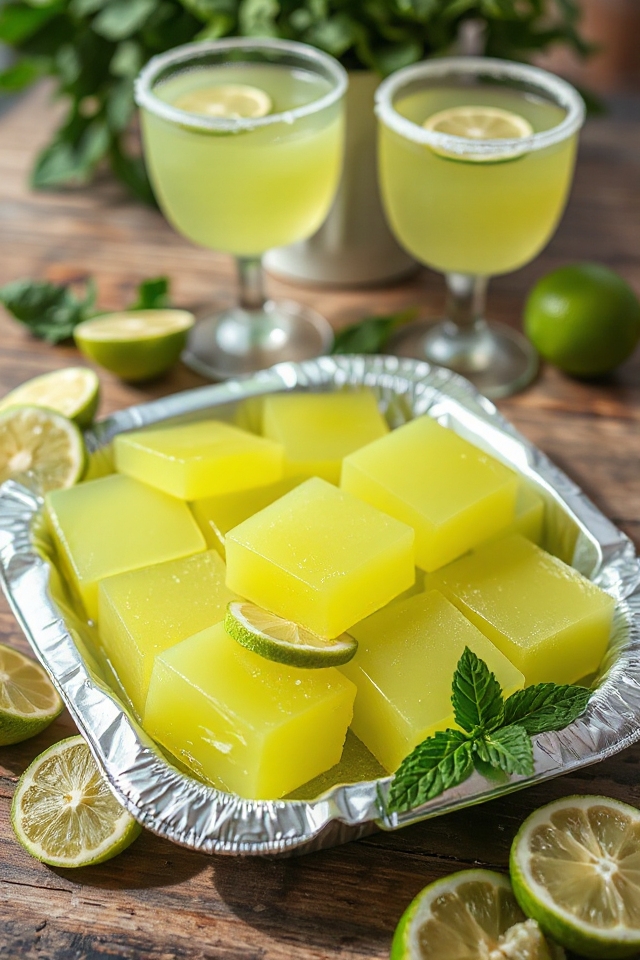 lime gelatin margaritas recipe