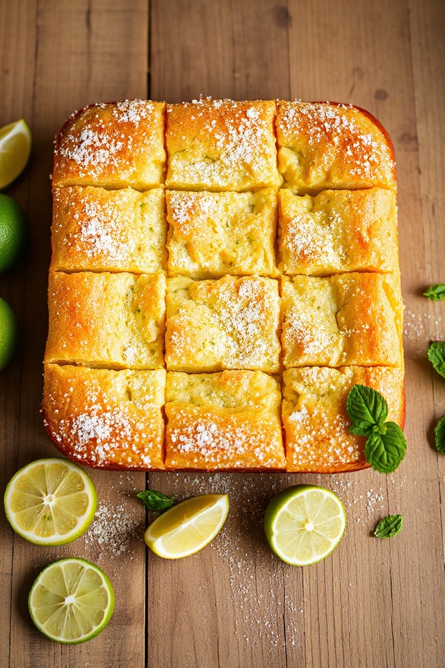 lime zest dessert recipe