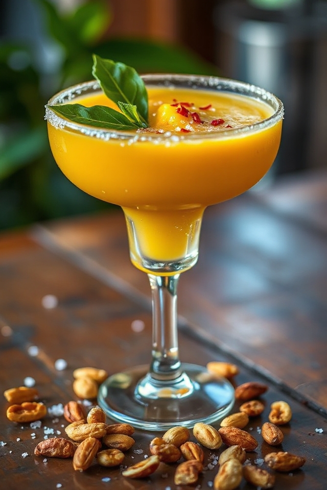 mango margarita ingredient preparation