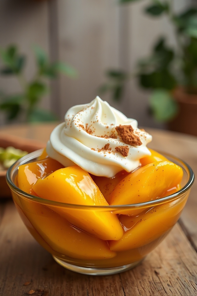mango syrup dessert recipe