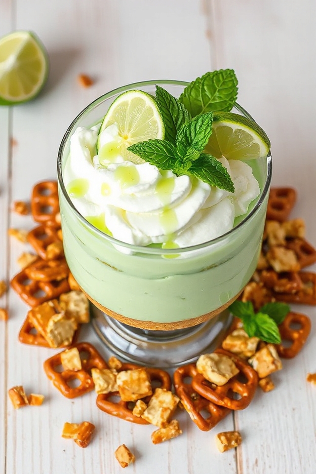 margarita dessert with tequila