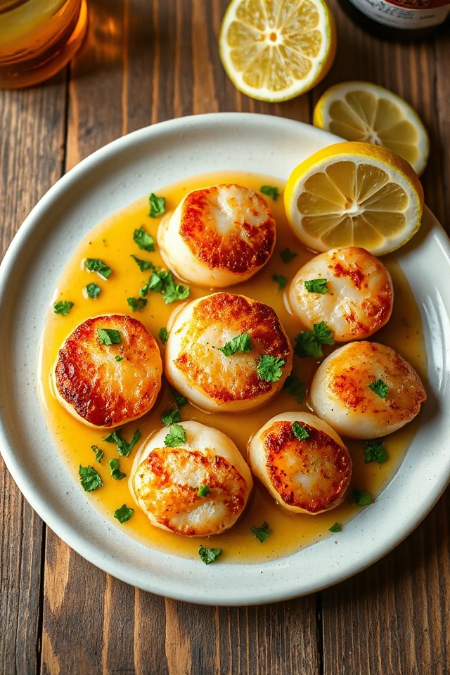 margarita infused scallops recipe