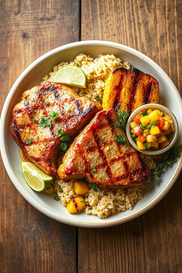 margarita marinated grilled pork