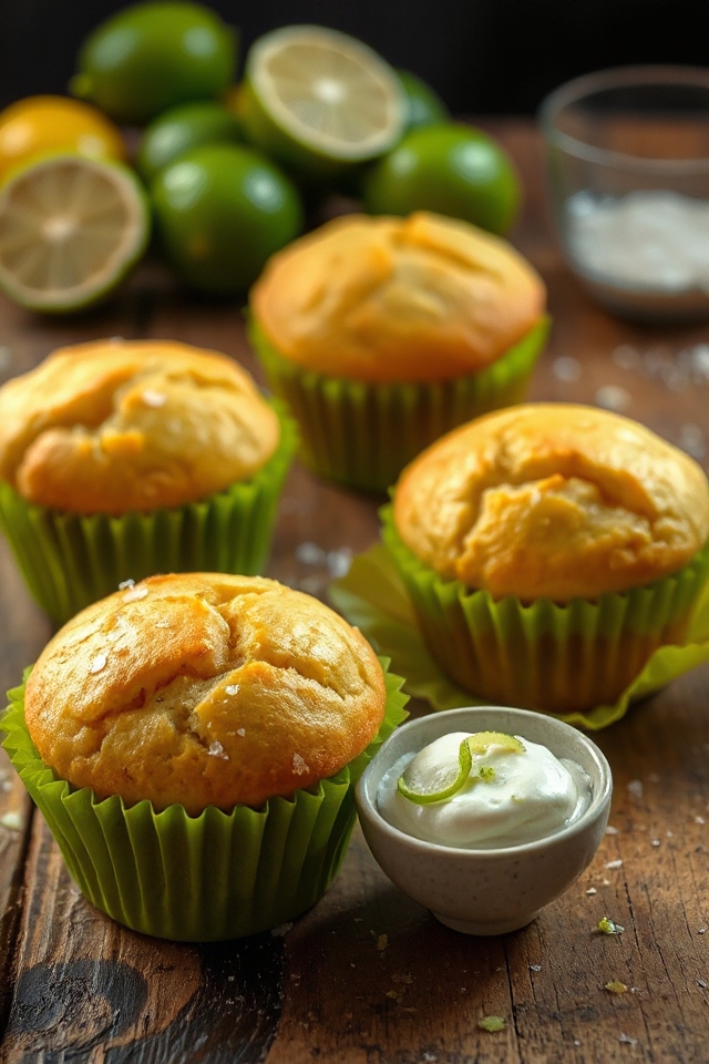 margarita muffins with mousse