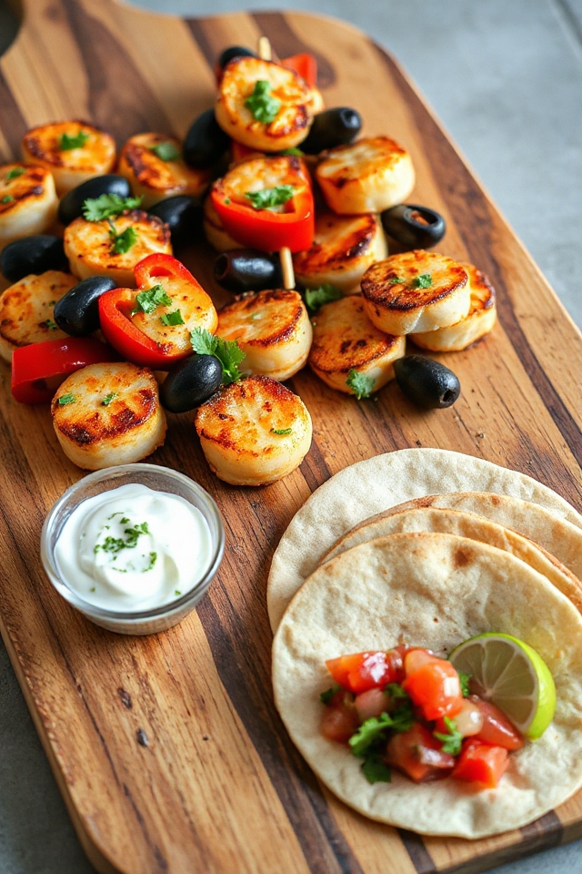 margarita salmon skewers preparation