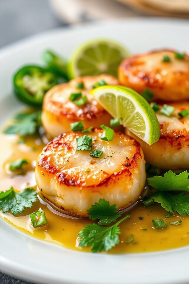 margarita scallop fajitas recipe