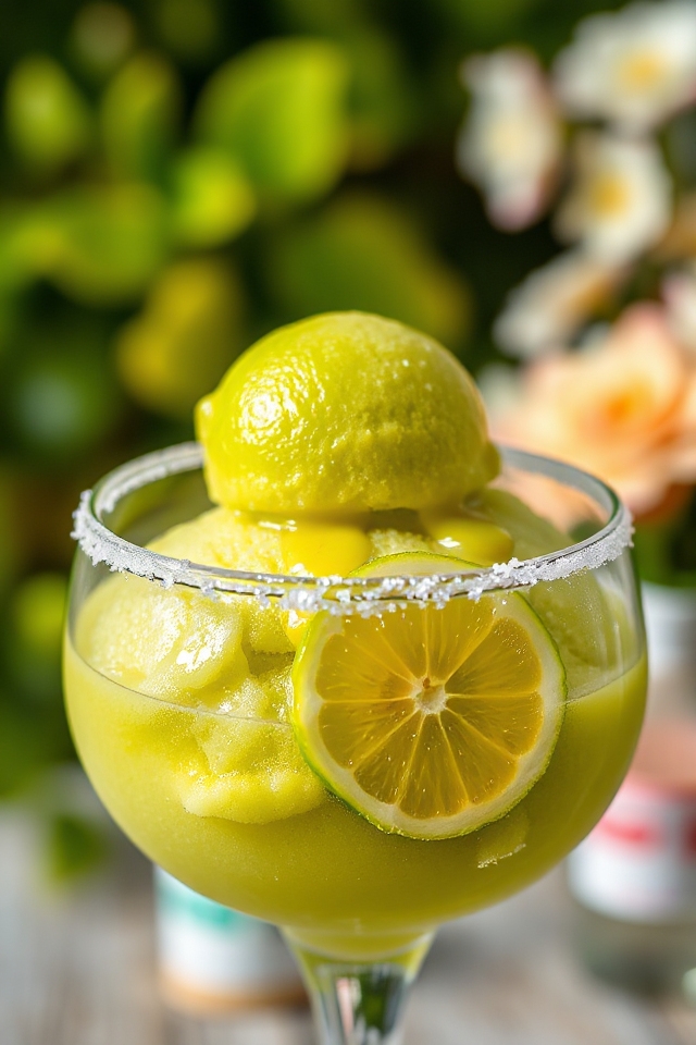 margarita sorbet summer delight
