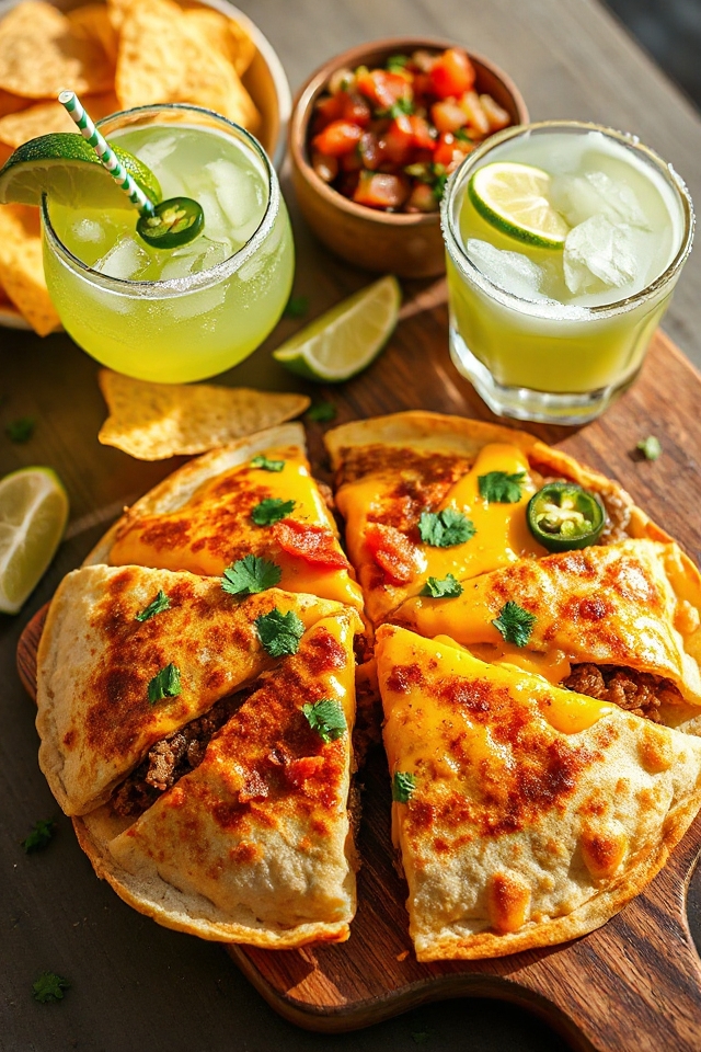 margarita with burger twist