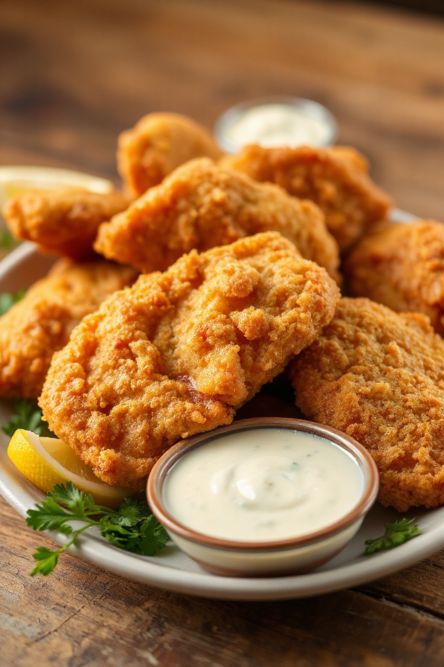 marinate fry serve hot