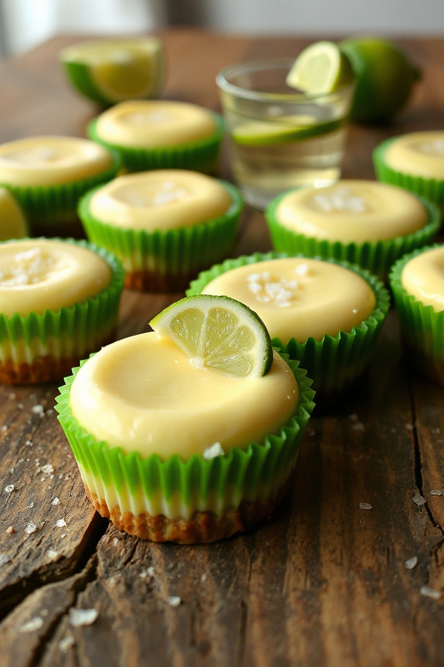 mini margarita cheesecakes recipe