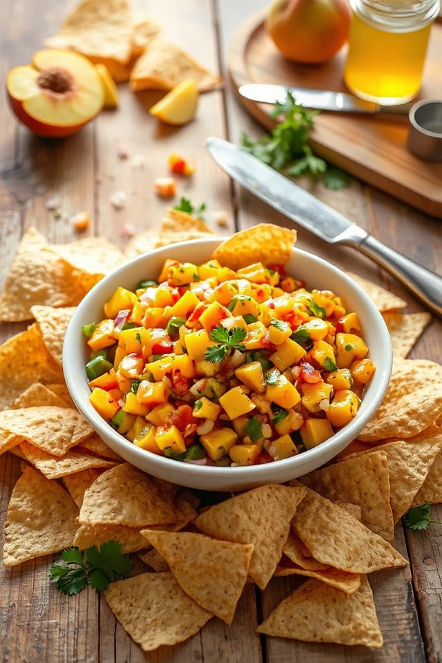peachy mango salsa recipe