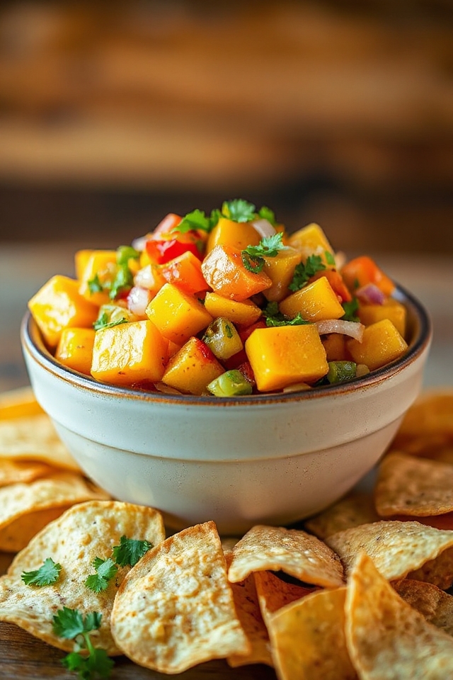 peachy mango salsa recipe