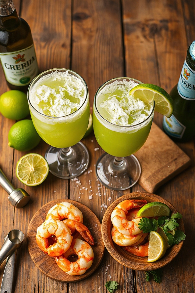 shrimp beer margarita recipe