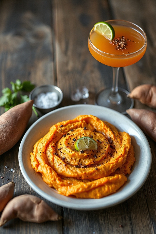 smoky sweet potato cocktail