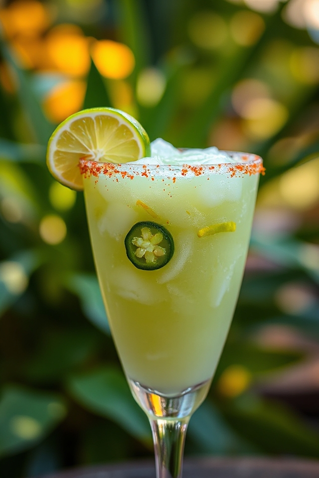 spicy frozen margarita bliss