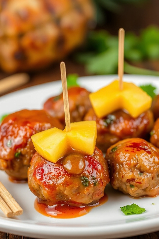 spicy pineapple meatball recipe