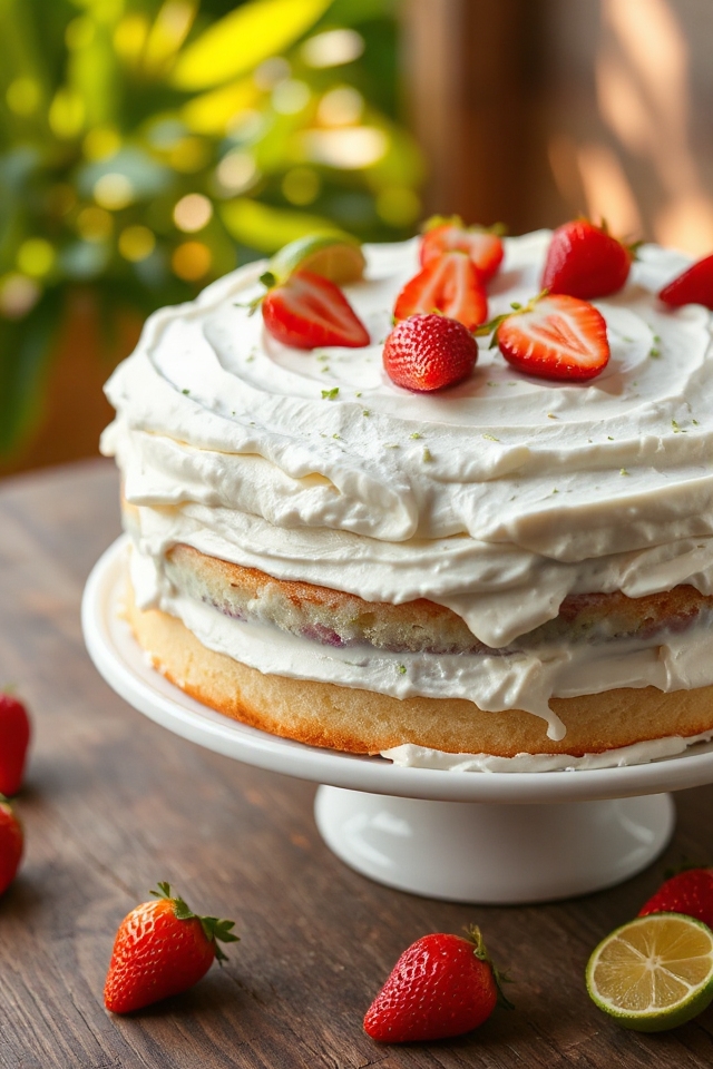 strawberry margarita cake recipe