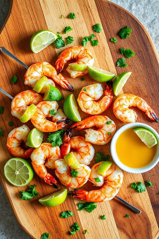 tequila infused shrimp dish