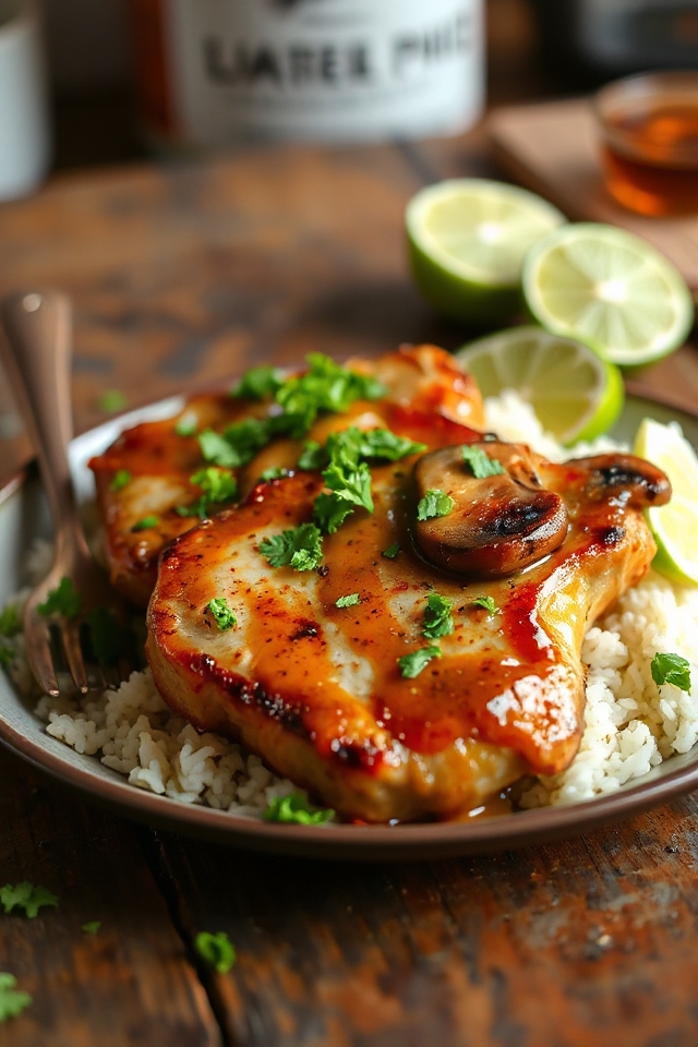 tequila lime pork chop recipe