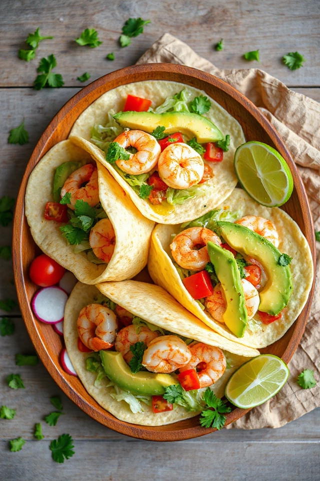 tequila lime shrimp tacos