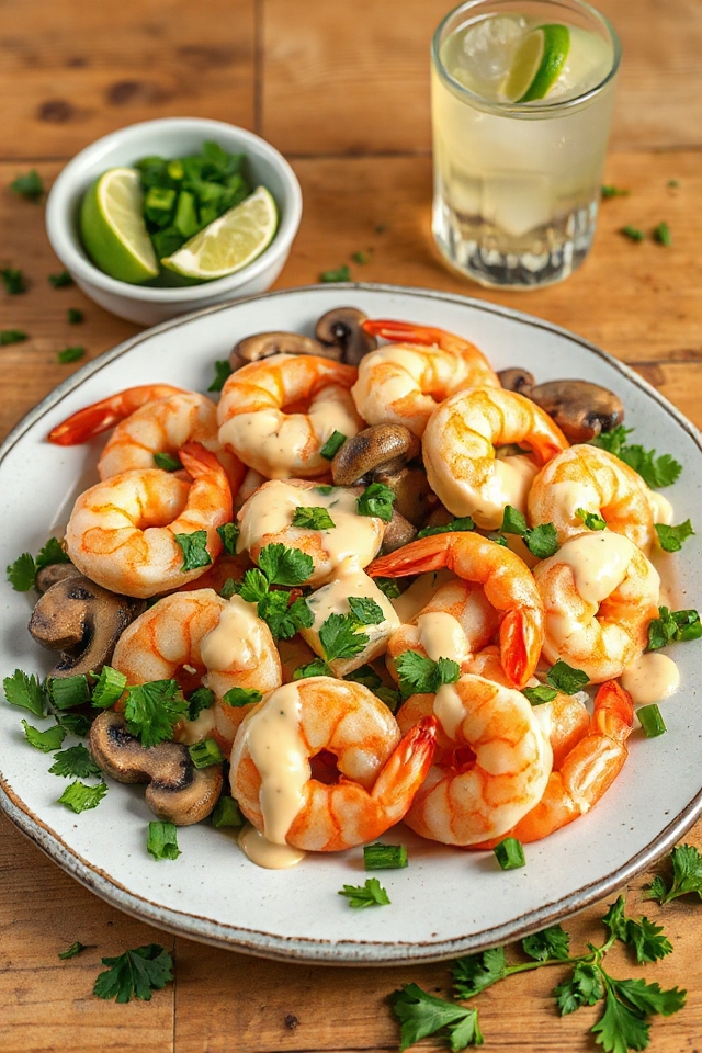 tequila shrimp dish preparation