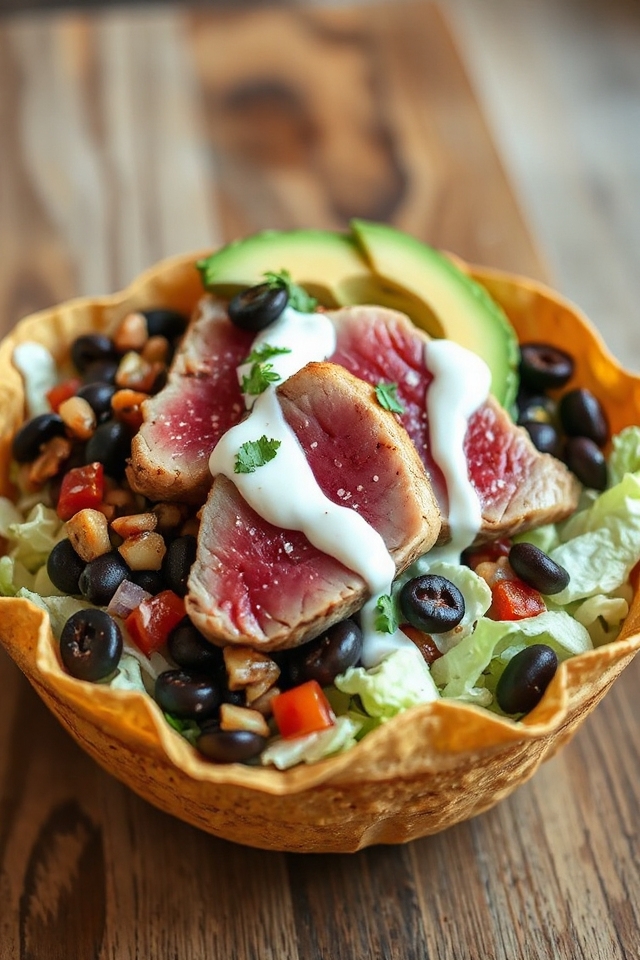 vibrant tuna bean salad