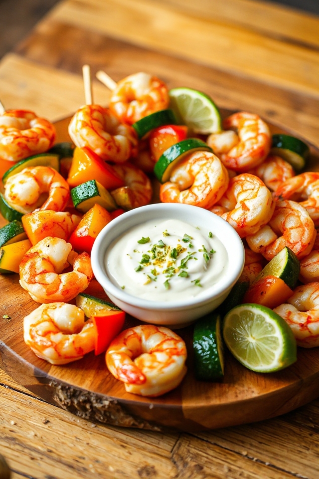 zesty margarita shrimp kabobs