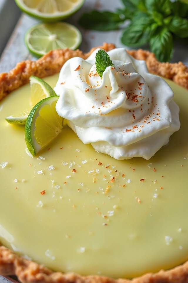 zesty savory lime pie